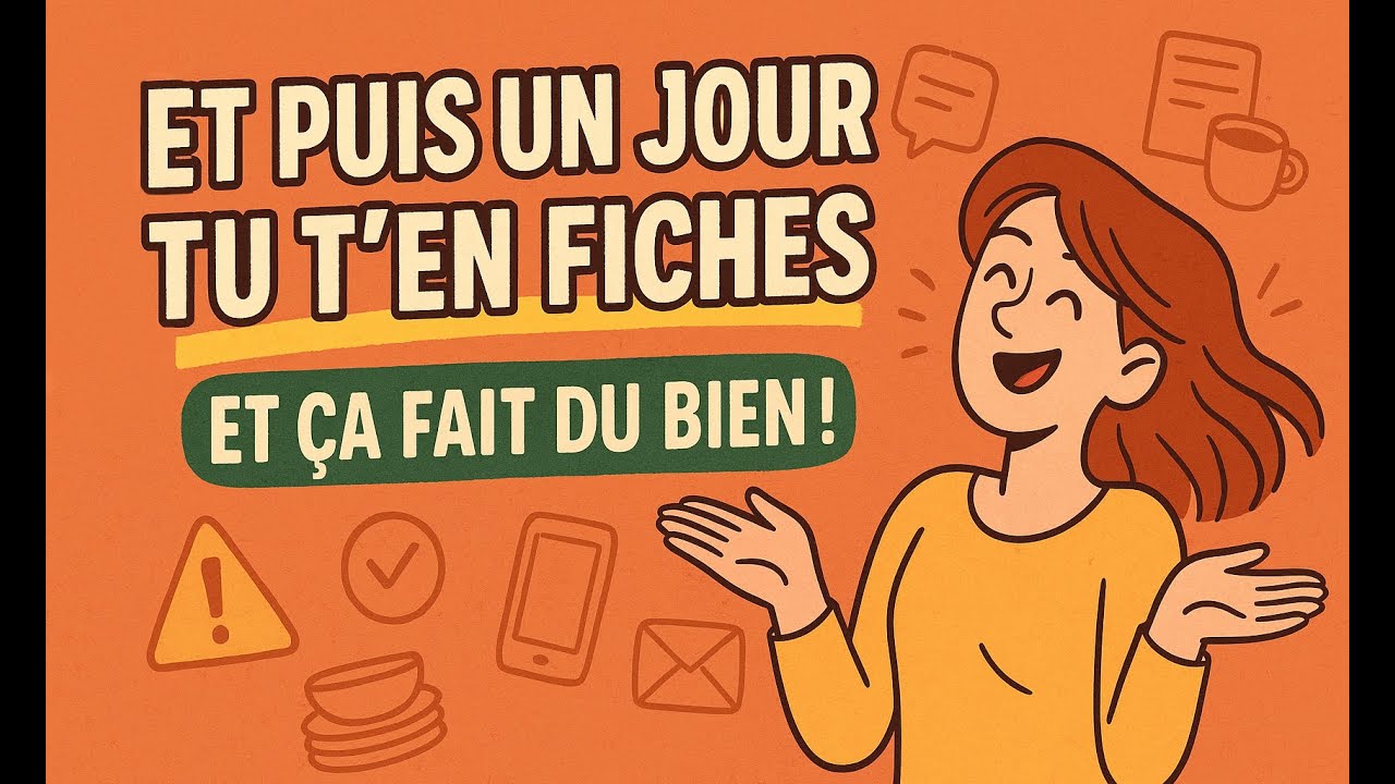 💫 Et puis un jour tu t’en fiches… et ça fait du bien ! ❤️