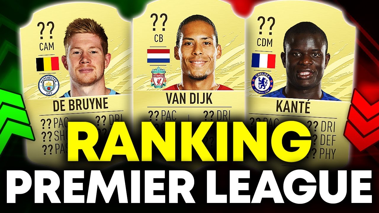 Ranking BEST PLAYERS in FIFA 21 from PREMIER LEAGUE