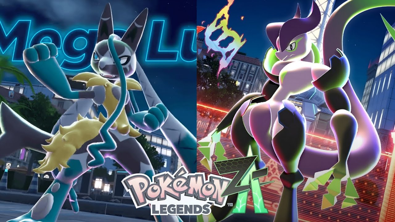 First Look✨️Mega Mewtwo & Mega Lucario Z in Pokémon Legends Z-A 