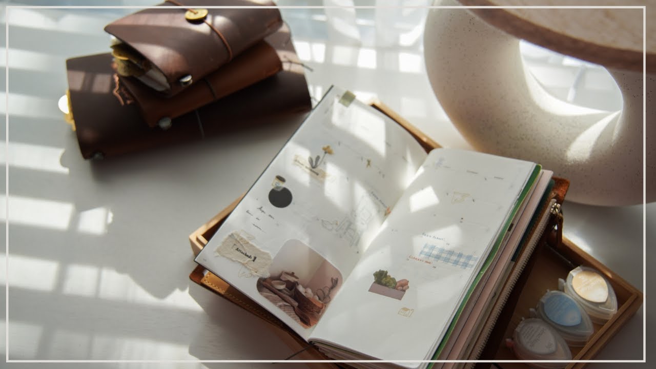 6 months in my take-a-note planner: already thinking about 2026.. | midori traveler's notebook