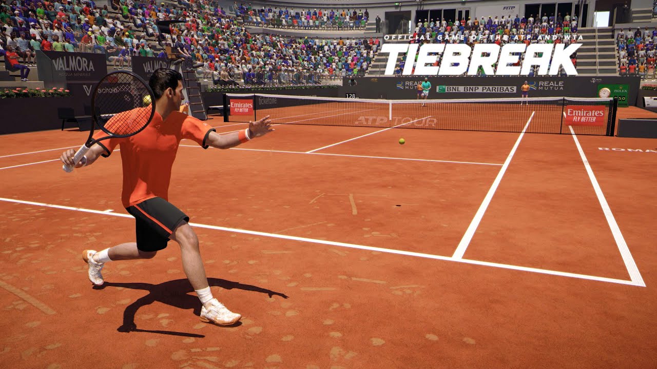 TIEBREAK - Novak Djokovic Vs Rafael Nadal I Rome Masters I Best Of 3 Set Match I Legendary AI (PS5)