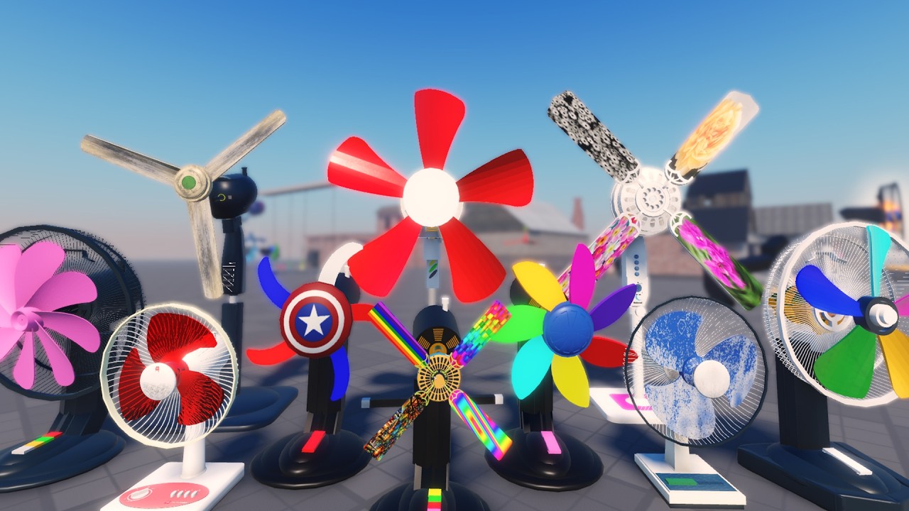 Я создаю коллекцию шатающихся вееров для демонстрации | Roblox