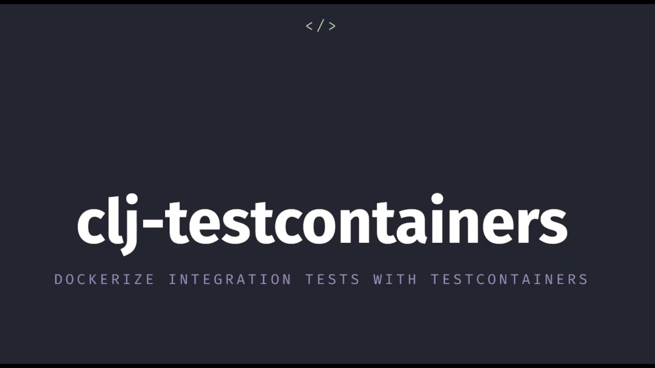 Dockerize Your Integration Tests - Tim Z&ouml;ller - re:Clojure 2020