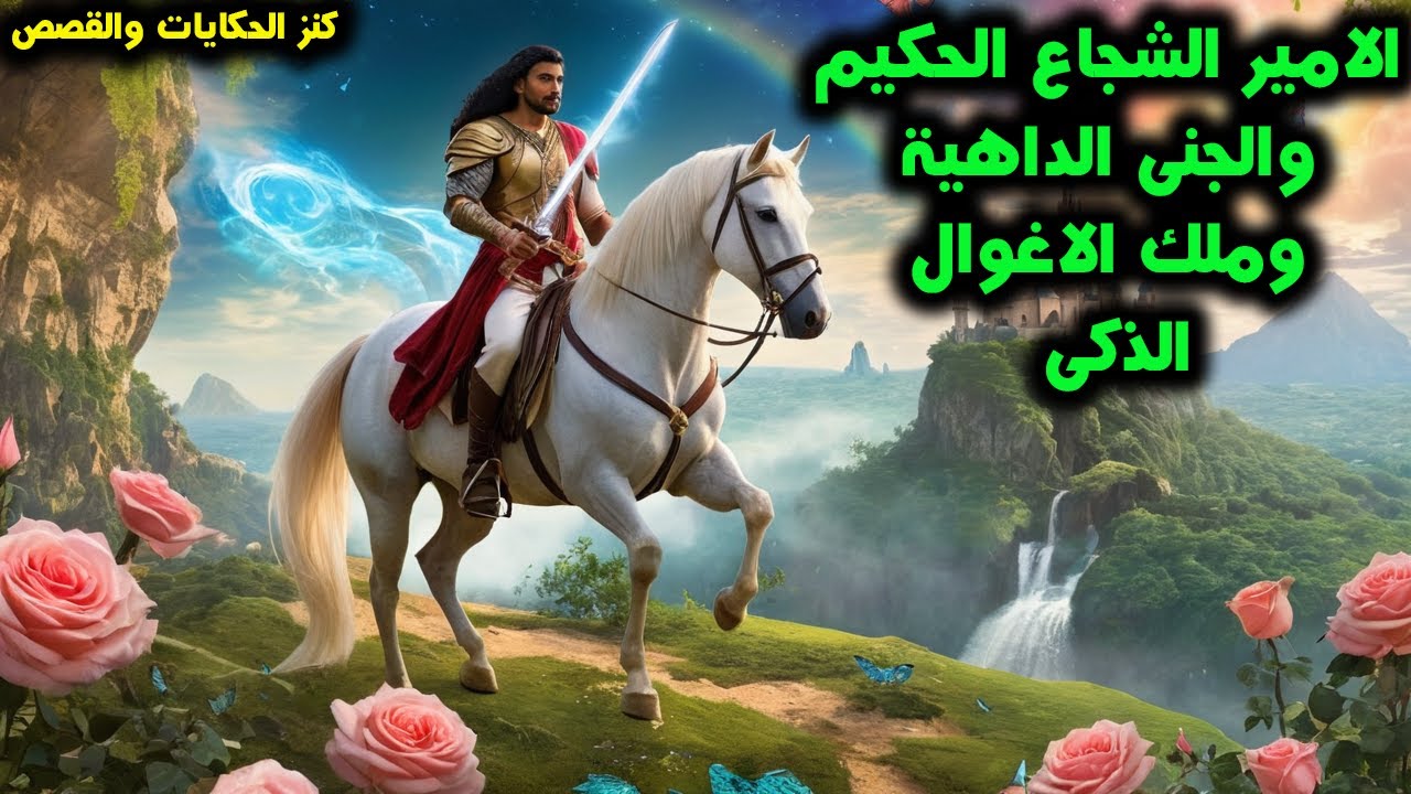 قصة الأمير الشجاع الحكيم والجنى الداهية وملك الاغوال الذكي قصة مشوقة من القصص الخيالية المسموعة