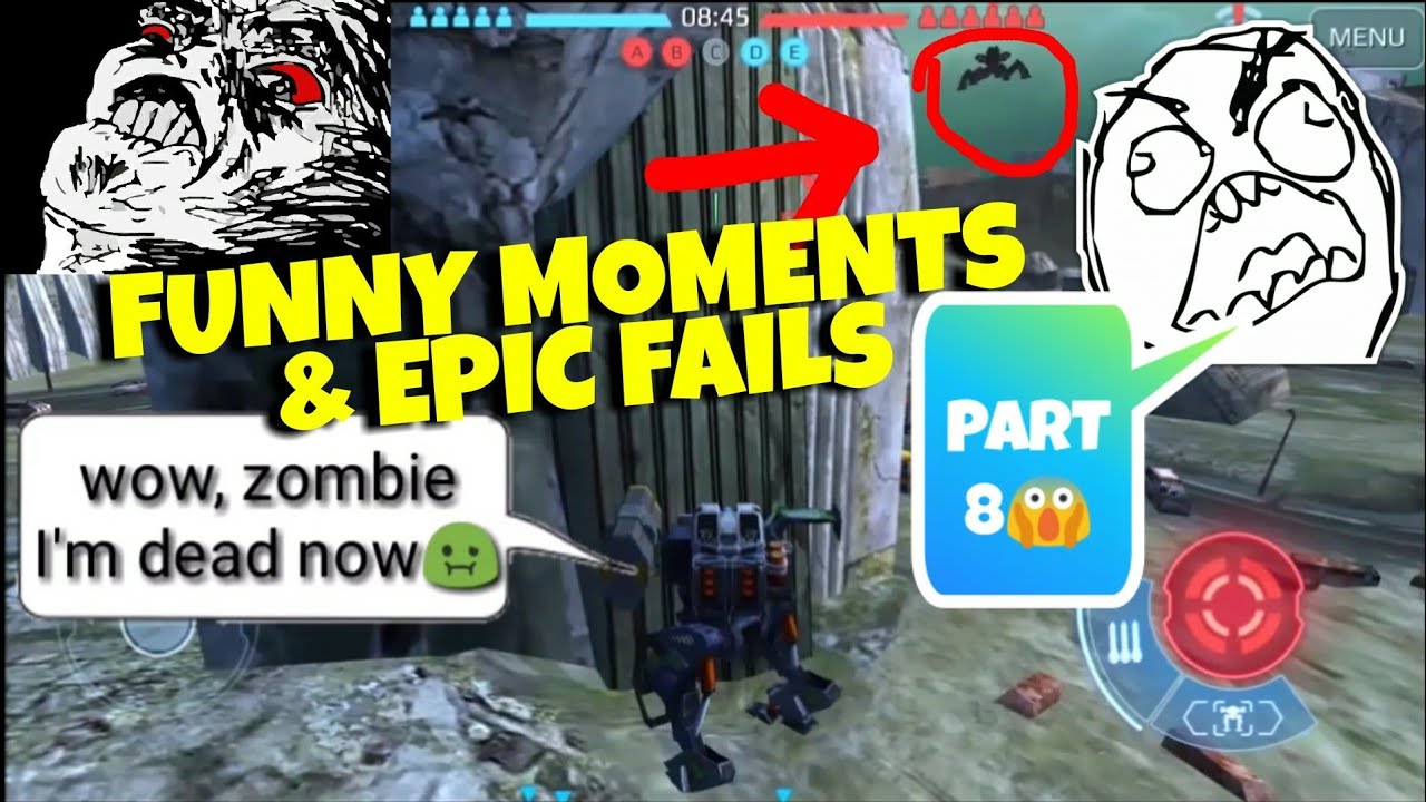 Funny moments and epic fails😁 Part 8😱War Robots