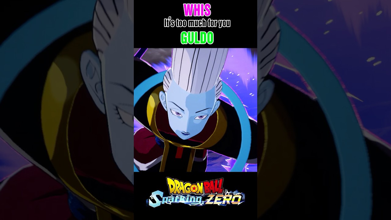 СПЕЦИАЛЬНЫЙ ДИАЛОГ WHIS X GULDO #dragonball #sparkingzero #dragonballz