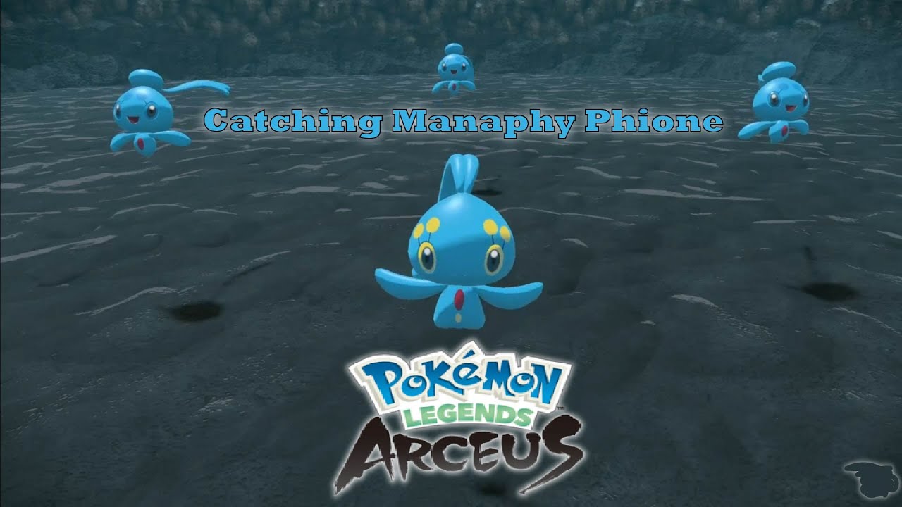 Pokemon Legends Arceus Türkçe Catching Manaphy & Phione