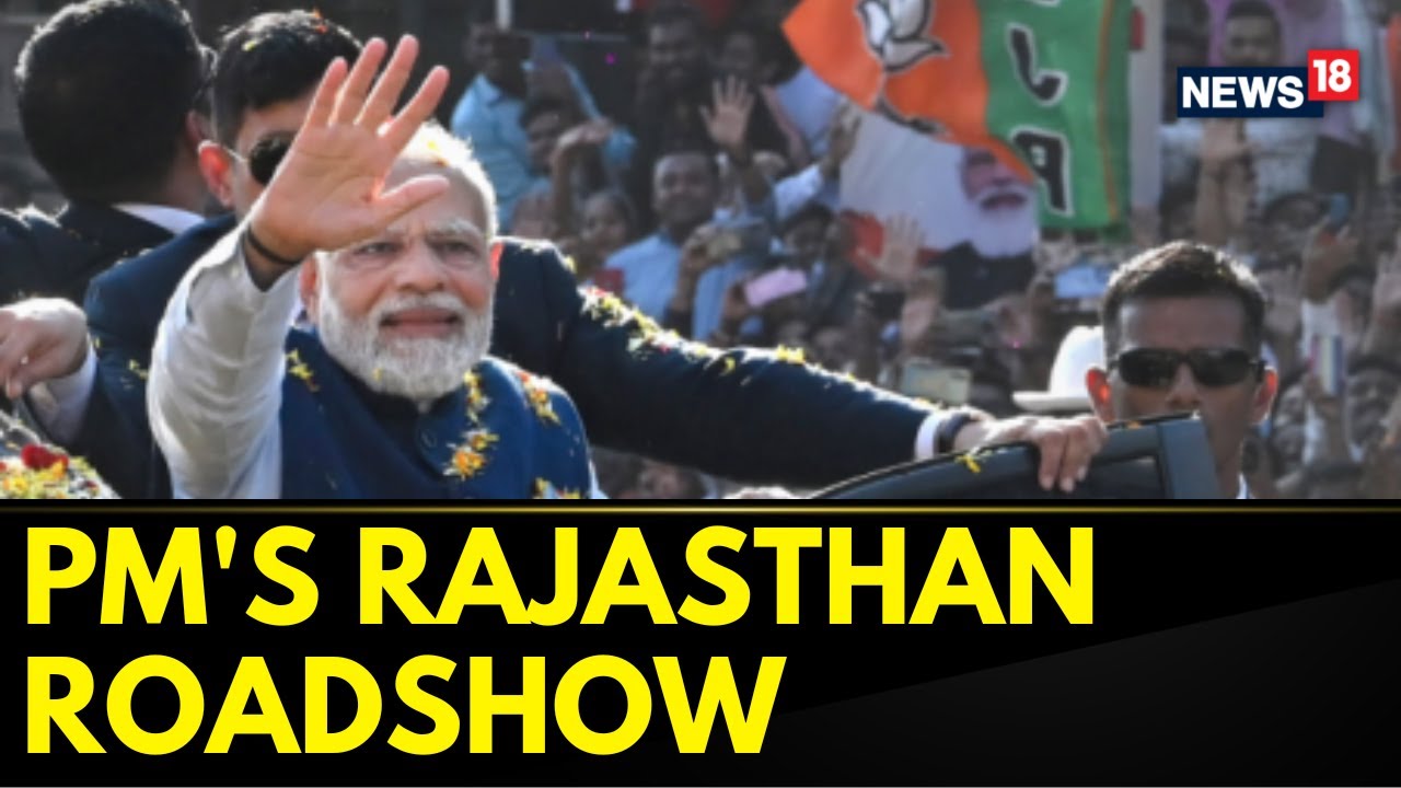 Prime Minister Narendra Modi Visit To Sirohi Rajasthan | PM Modi's Roadshow In Rajasthan | News18