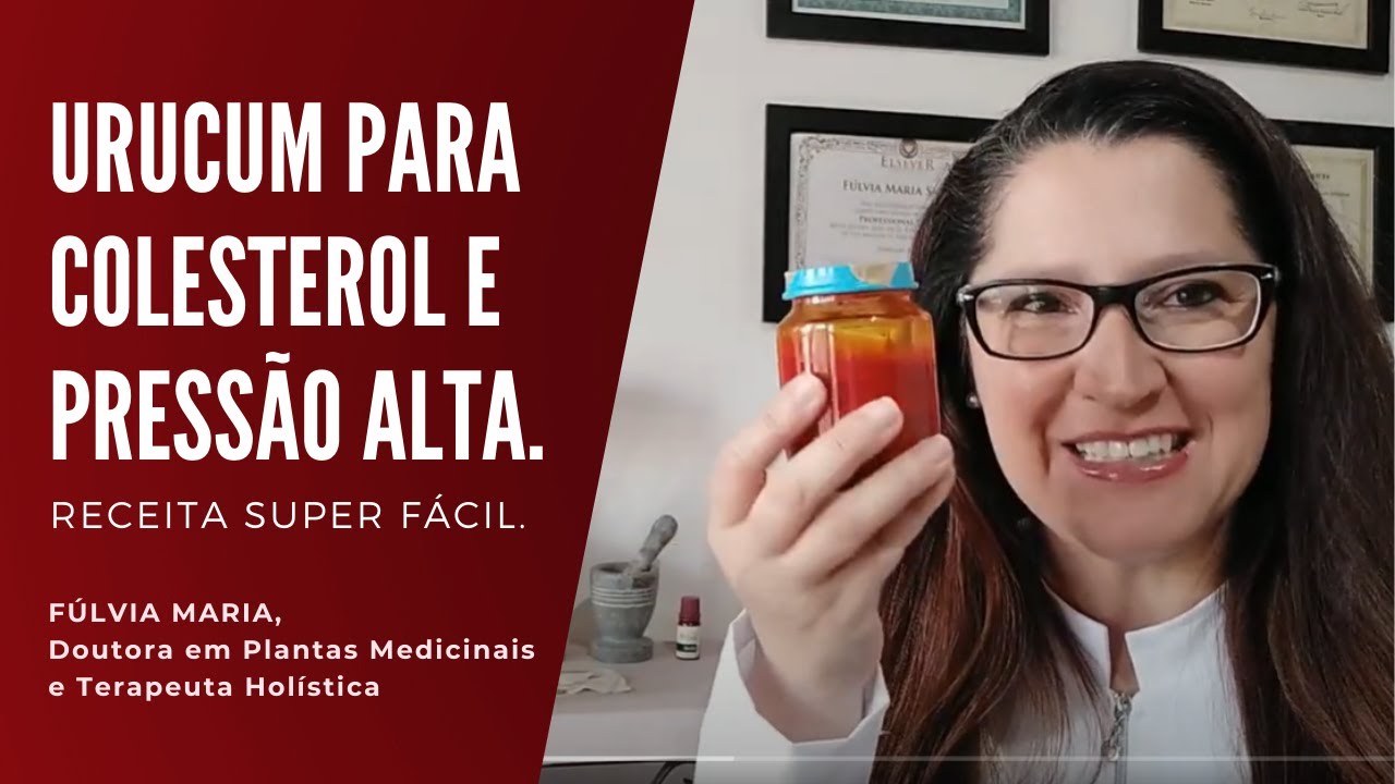 Urucum para colesterol e press&atilde;o alta. Receita super f&aacute;cil.