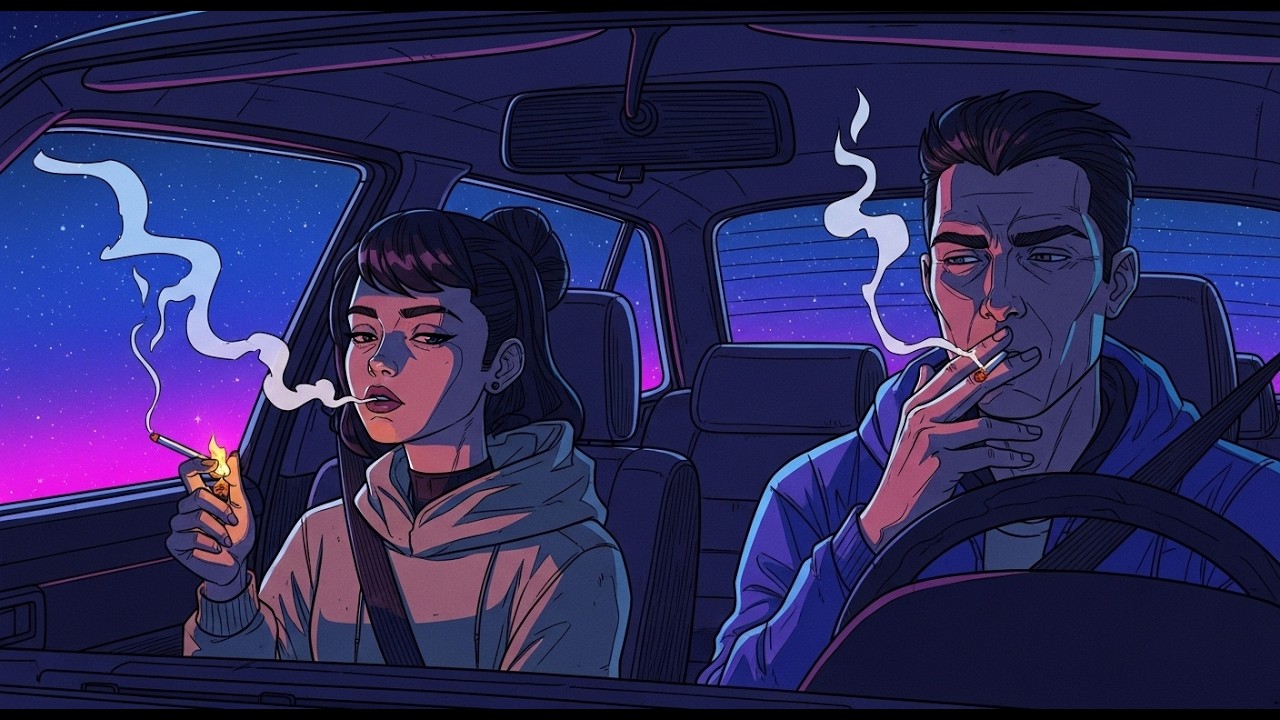 Neon Drift 420 — Smooth Streets | Chill Rap Night Drive #7 (1 Hour Mix)