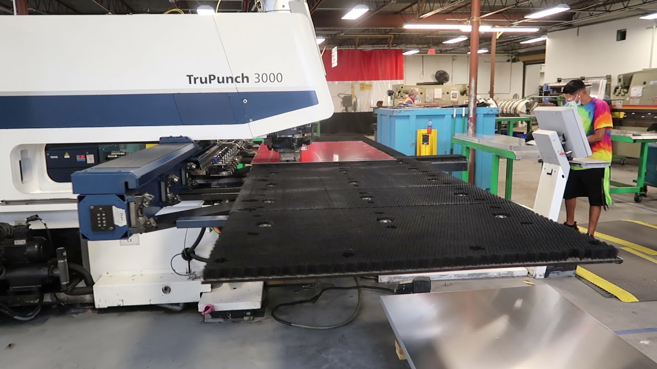 TRUMPF TruPunch 3000 22 Ton CNC Servo Electric Punching System
