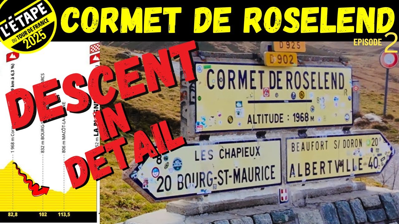 EPISODE 2 - ETAPE DU TOUR 2025 RELIVE THE CORMET DE ROSELEND DESCENT