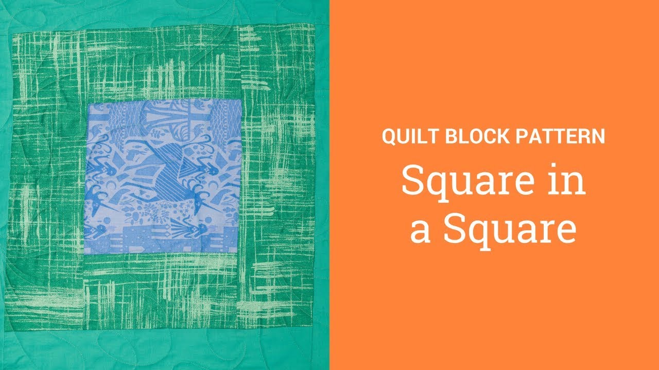 How to Make a Square in a Square Block
