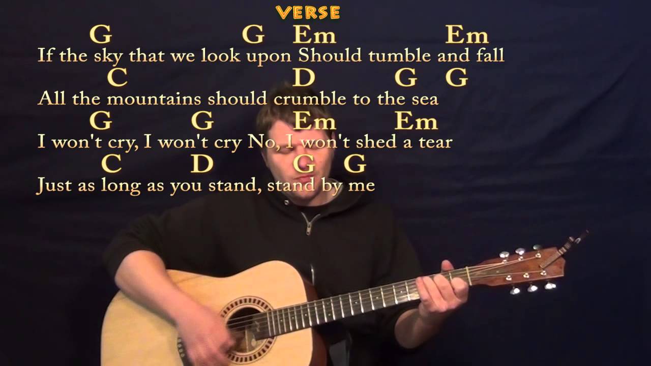 Stand By Me (Ben E King) Guitar Strum Cover Lesson in G with Lyrics/Chords