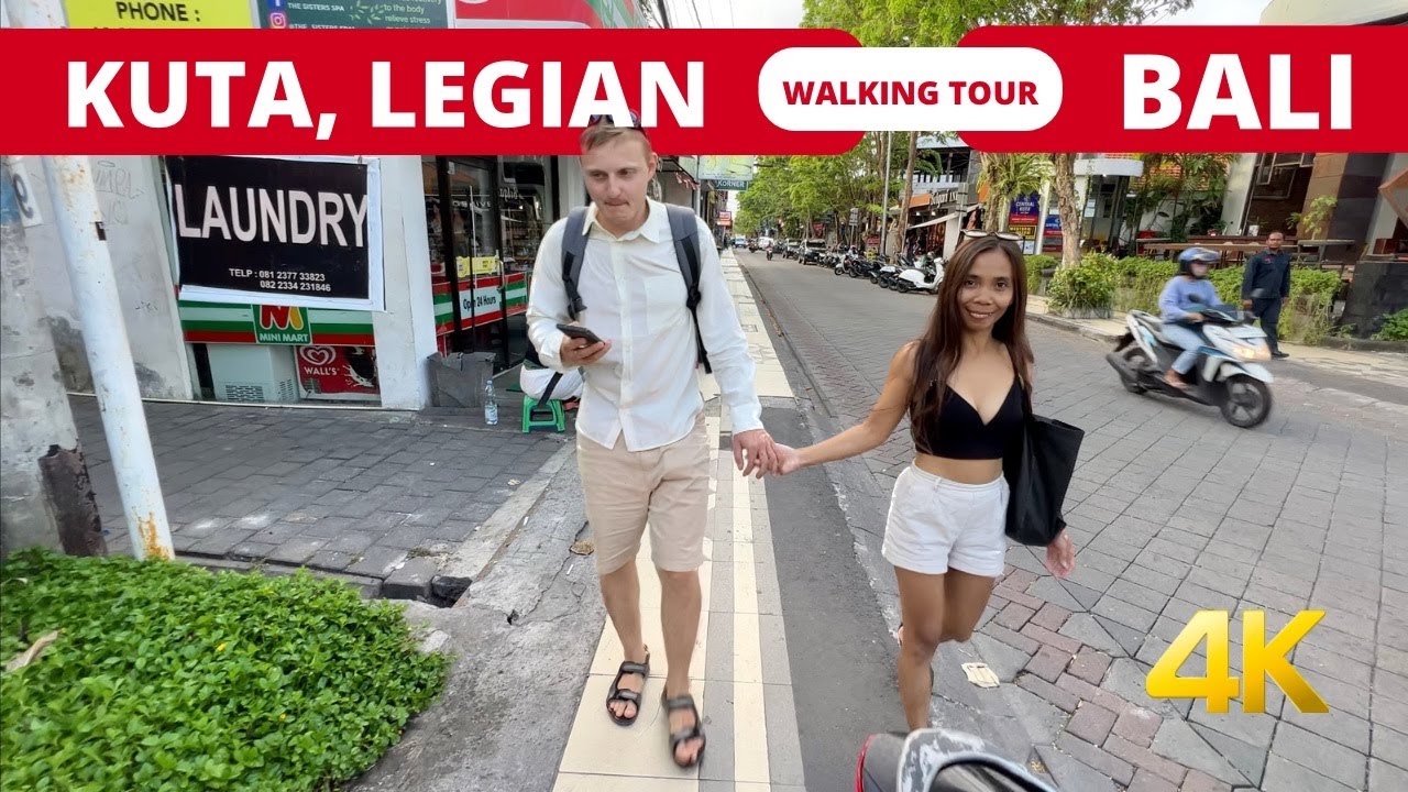 Travel KUTA Legian BALI 🇮🇩 WALKING Tour Bali 2023