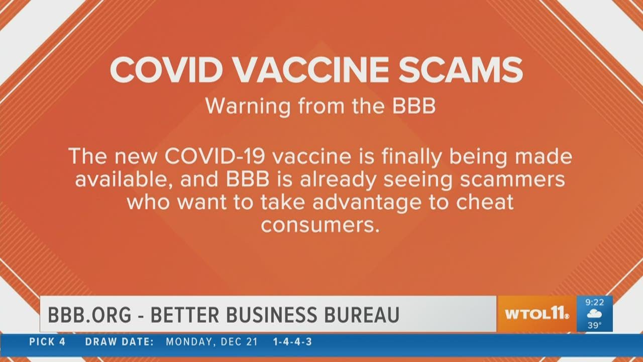 BBB: Watch out for COVID-19 vaccination scams