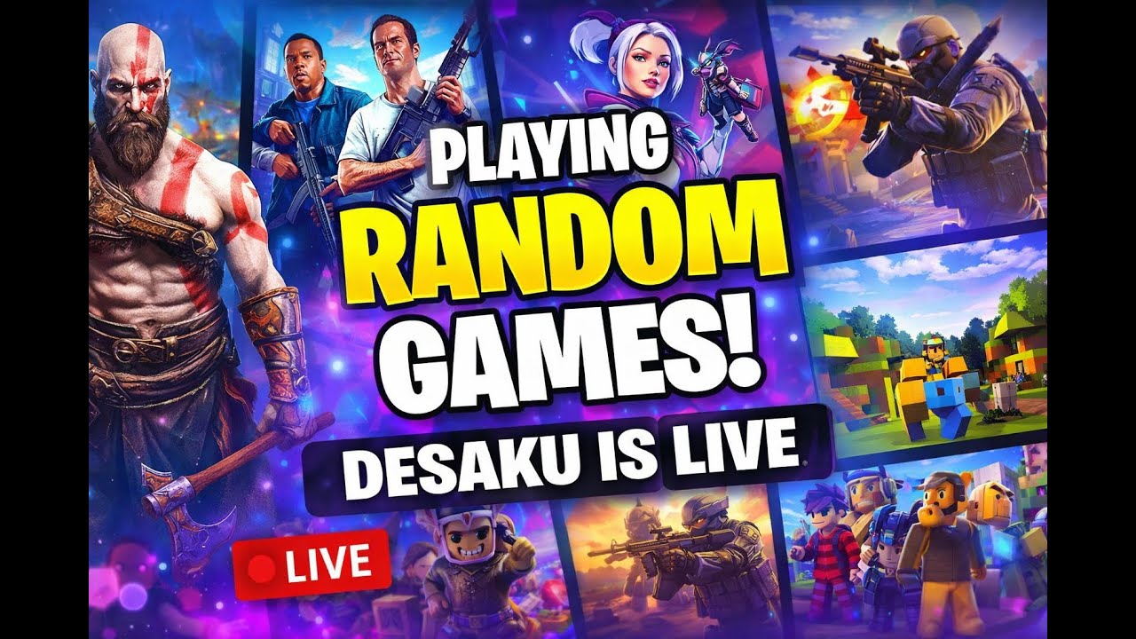 Just Vibing & Playing Random Games With Friends.