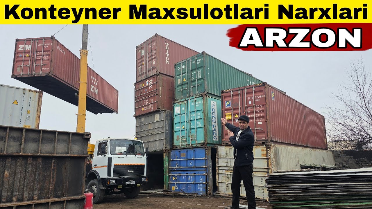 Butun Konteynerlar Va Konteyner Maxsulotlari Narxlari | ARZON NARXDA
