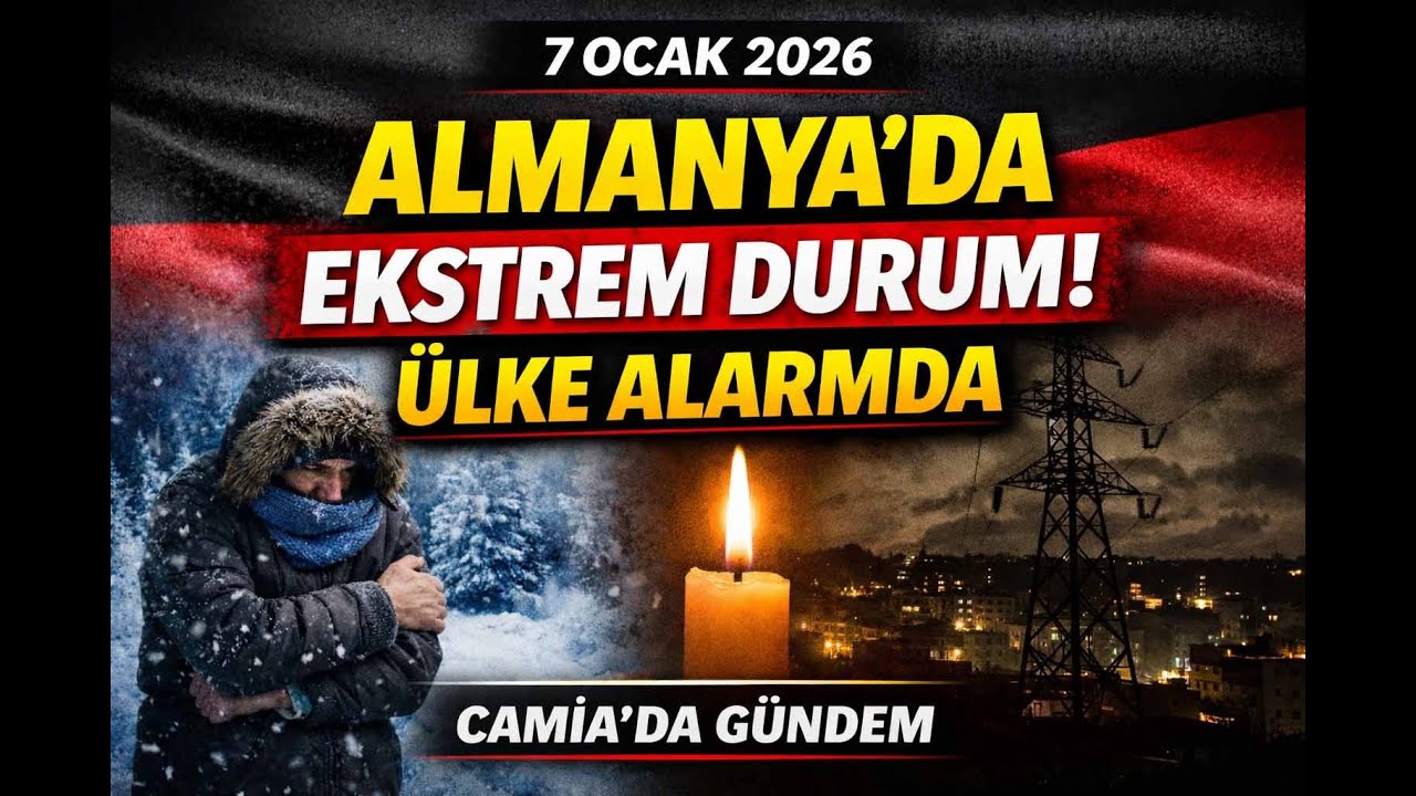 Almanya&rsquo;da Ekstrem Durum! &Uuml;lke Alarmda - 7 Ocak 2026