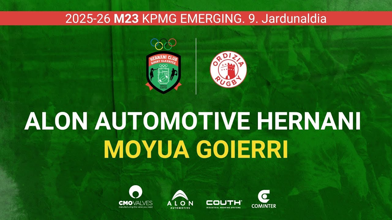 ALON AUTOMOTIVE HERNANI vs MOYUA GOIERRI, J9 CV M23 KPMG Emerging. 14/12/2025 12:00