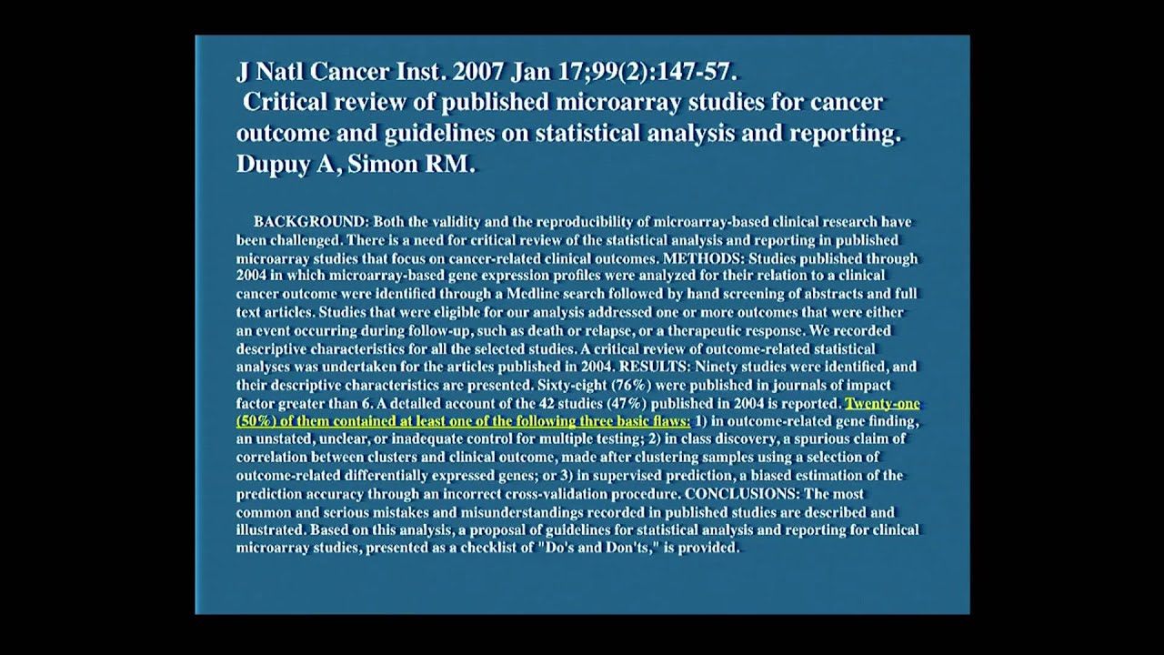 Large-Scale Expression Analysis - Paul Meltzer (2014)