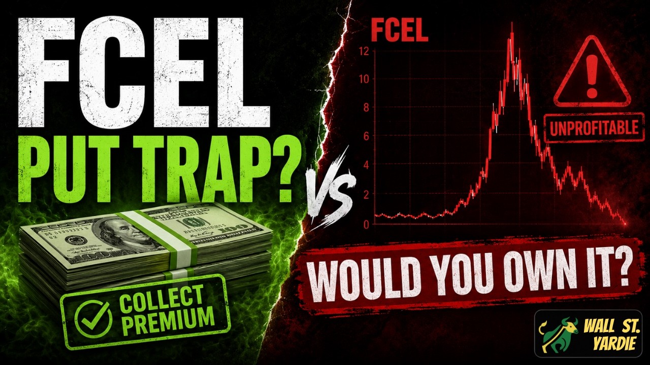 FCEL Stock - Cash Secured Put Opportunity or Option Premium Trap? -How to FCEL as with Put Options