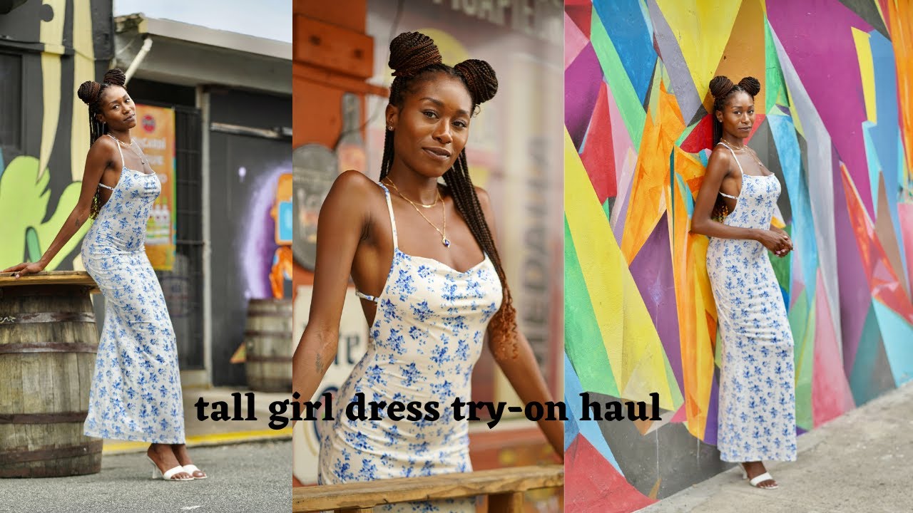 Shein TRY-ON HAUL: Tall Girl Friendly Dresses👗 (vlog 58)