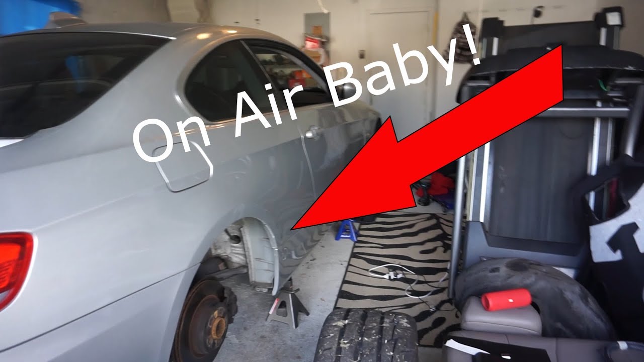 AIR LIFT 3S INSTALL PART 1!!!!!!!!! / E92 ON AIR / HOW TO SLAM