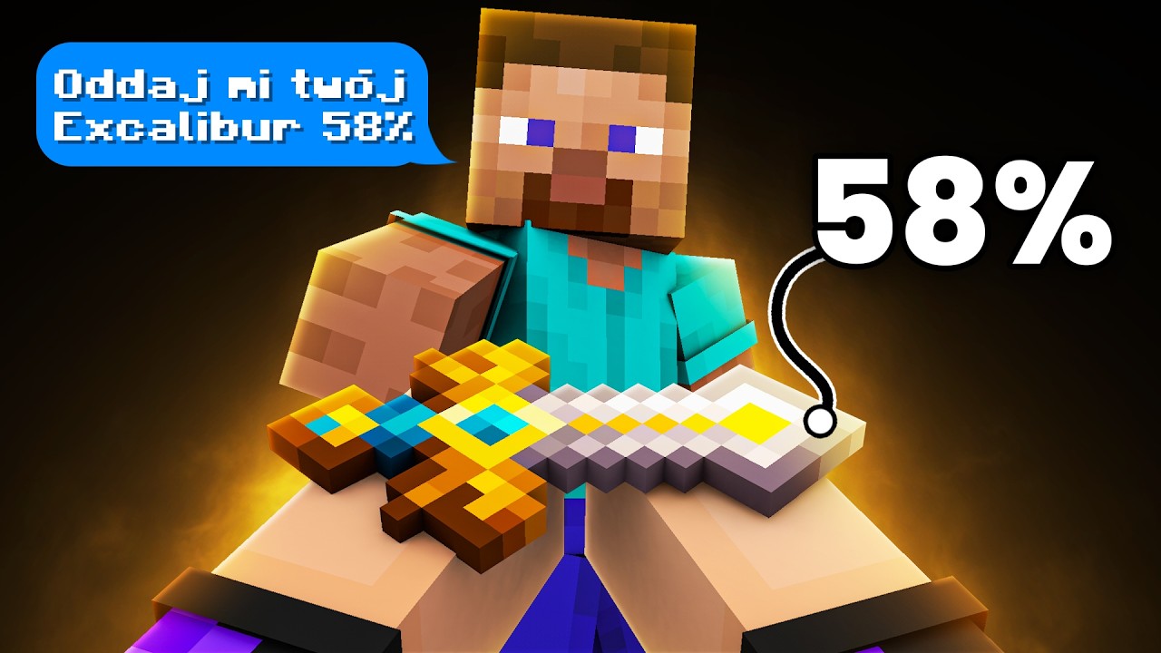 Jak STRACIŁEM EXCALIBUR 58% w MINECRAFT?! (na ANARCHII)