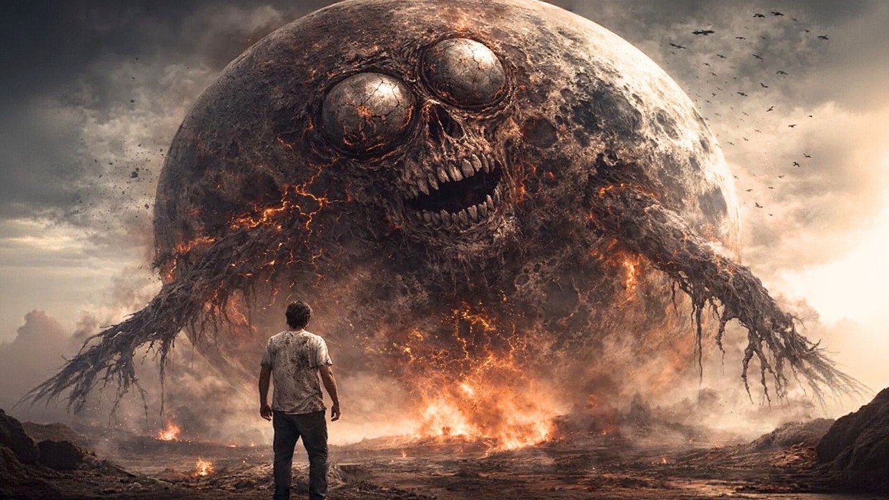 A Lua cai na Terra, e algo estranho acontece