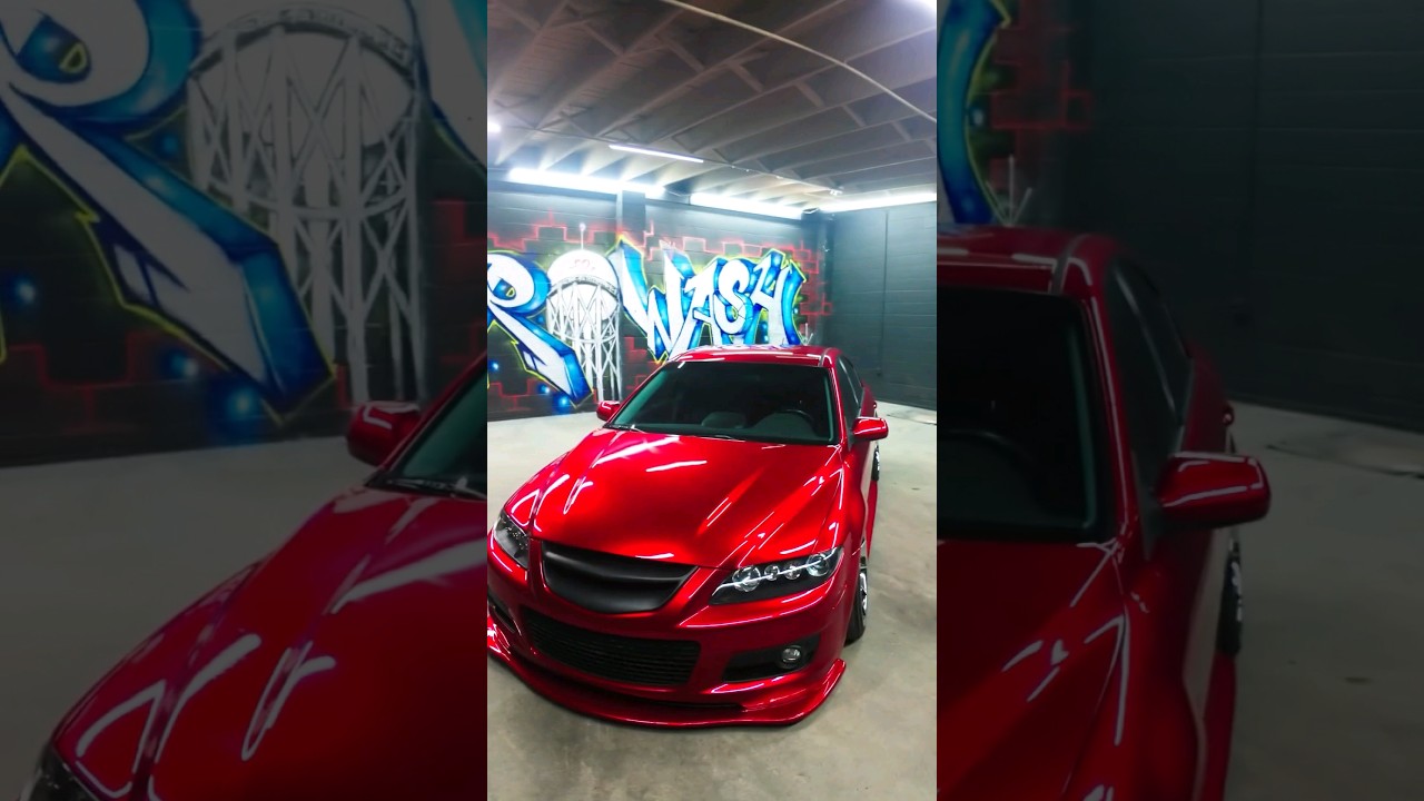 Soul Red 🔴📷@djautostyling #red #vinyl #la #carwrap #car #cars #wrap #wraps #wrapping #mazda #custom