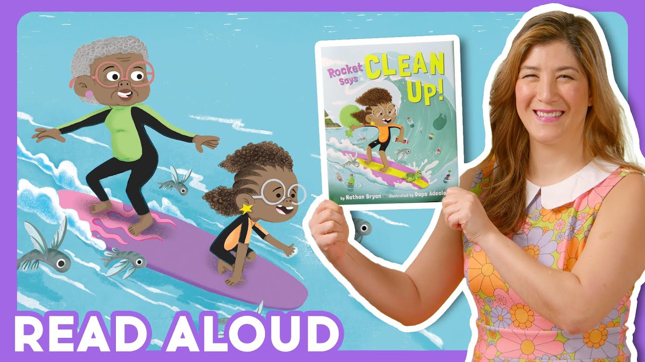 🏖️ ROCKET SAYS CLEAN UP! Read Aloud Picture Book | Brightly Storytime