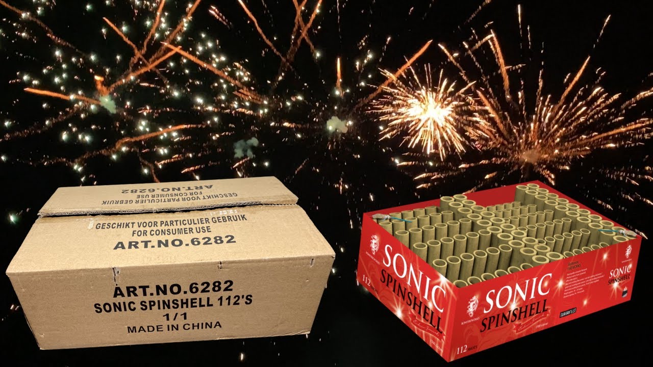 Sonic Spinshell | 112 shots | Bonfireworks Vuurwerk