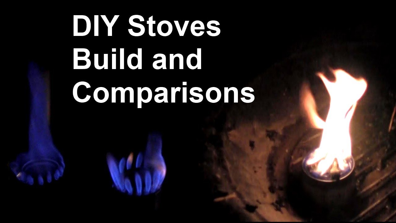 DIY Stoves and Comparisons (Buddy Burner and Pop Can) - forestrogue Instructionals