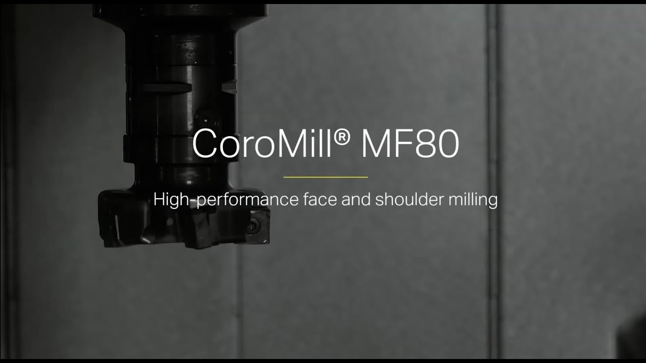 CoroMill® MF80 - Spianatura e fresatura di spallamenti ad alte prestazioni