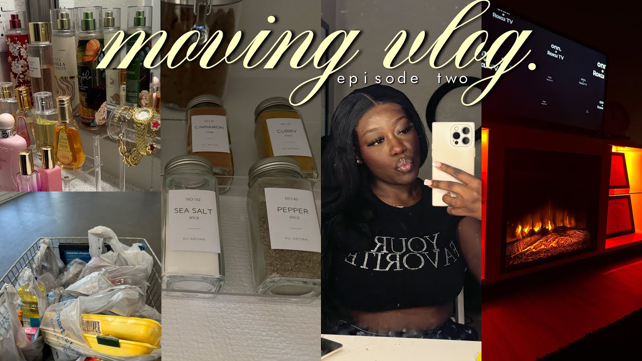 MOVING VLOG EP. 2 📦 | HUGE AMAZON & TEMU HAUL, 1st week living alone, new decor, tips & more | Kaia