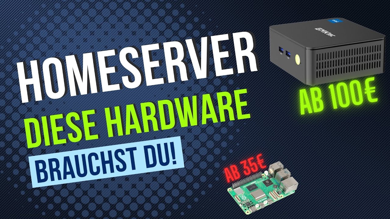 Home Server Hardware Guide 2025: CPU, RAM & Speicher richtig ausw&auml;hlen (Intel N100 Geheimtipp!)