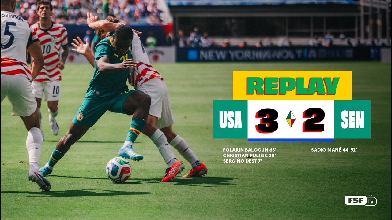 Match Amical: Etats-Unis vs S&eacute;n&eacute;gal