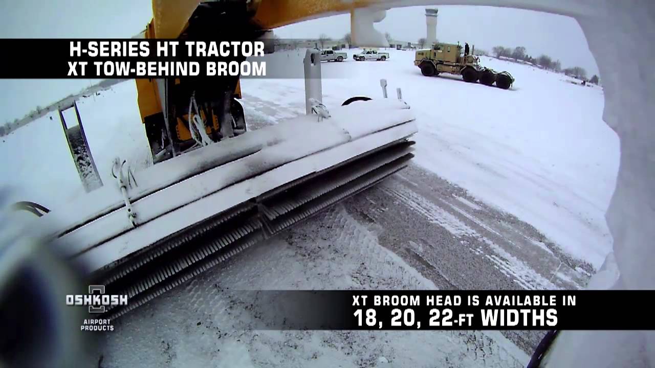Oshkosh Airport Products XT Tow Behind Broom