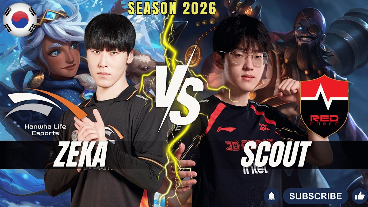 HLE Zeka vs NS Scout - Zeka TALIYAH vs Scout RYZE Mid - Patch 26.5 KR Ranked | lolrec