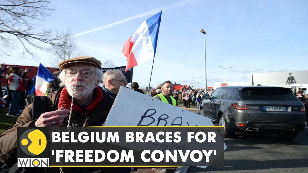 Police secure European Union Headquarters as Belgium braces for 'Freedom Convoy' | English News