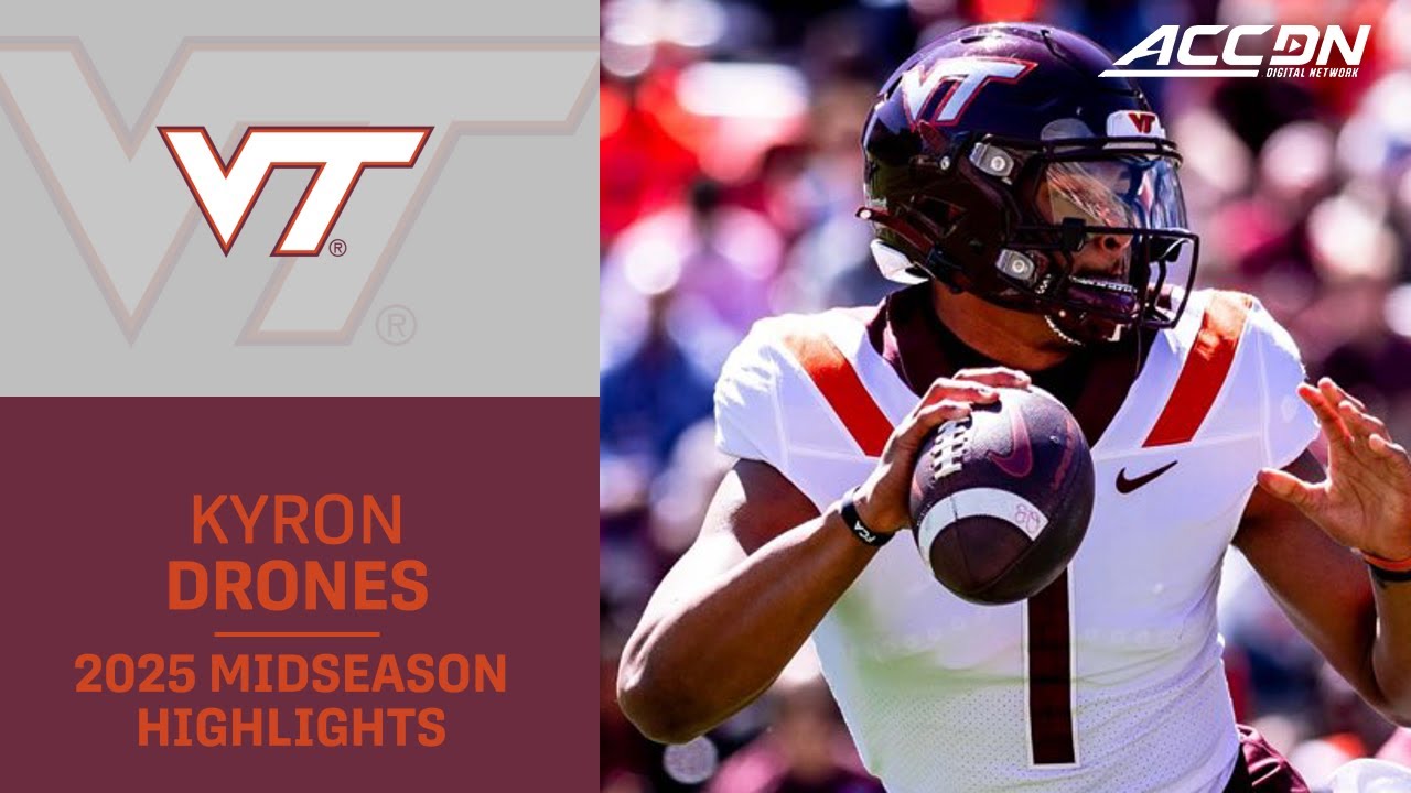 Virginia Tech QB Kyron Drones Midseason Highlights | 2025 ACC Football