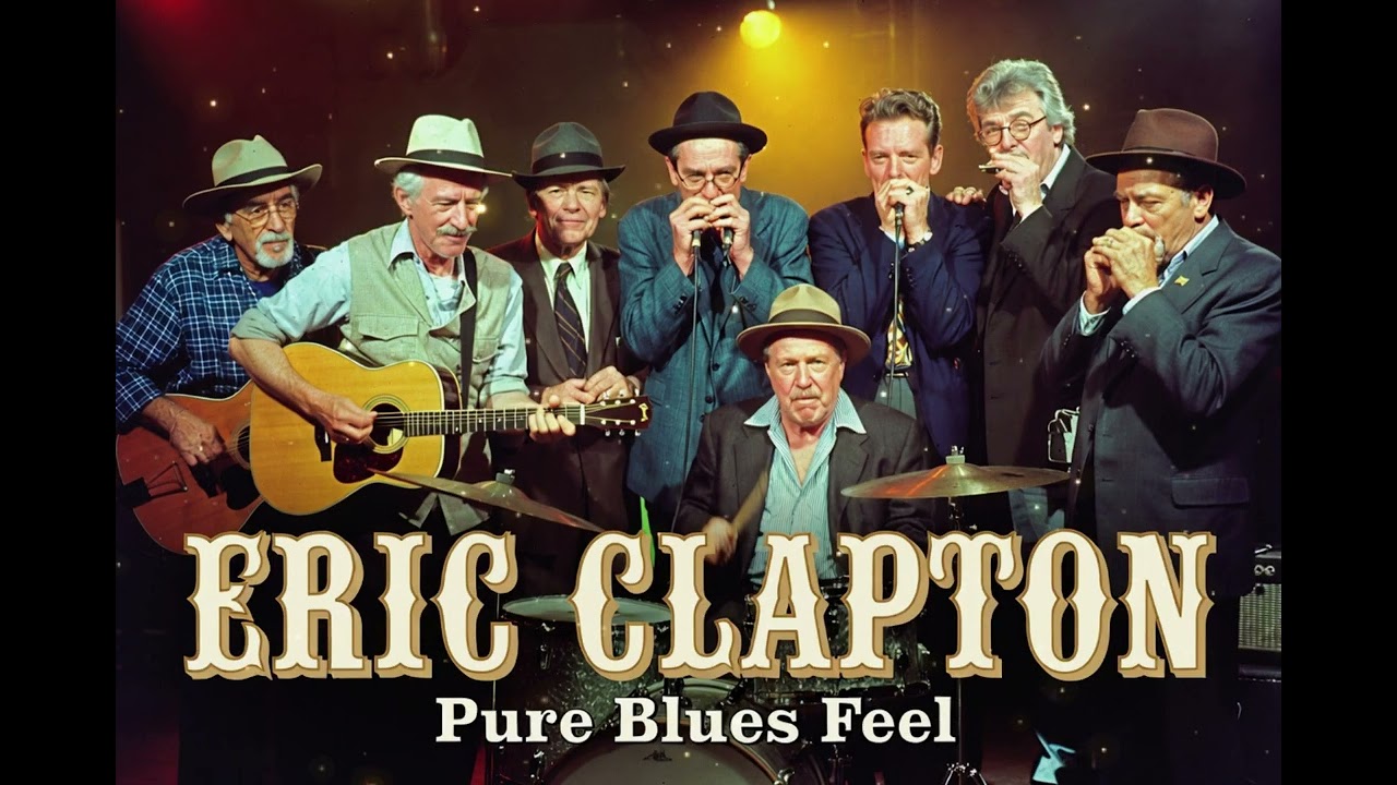Smoke & Brass Blues - Eric Clapton 🎸  Slow Old School Blues Night #blues #guitar #guitarblues