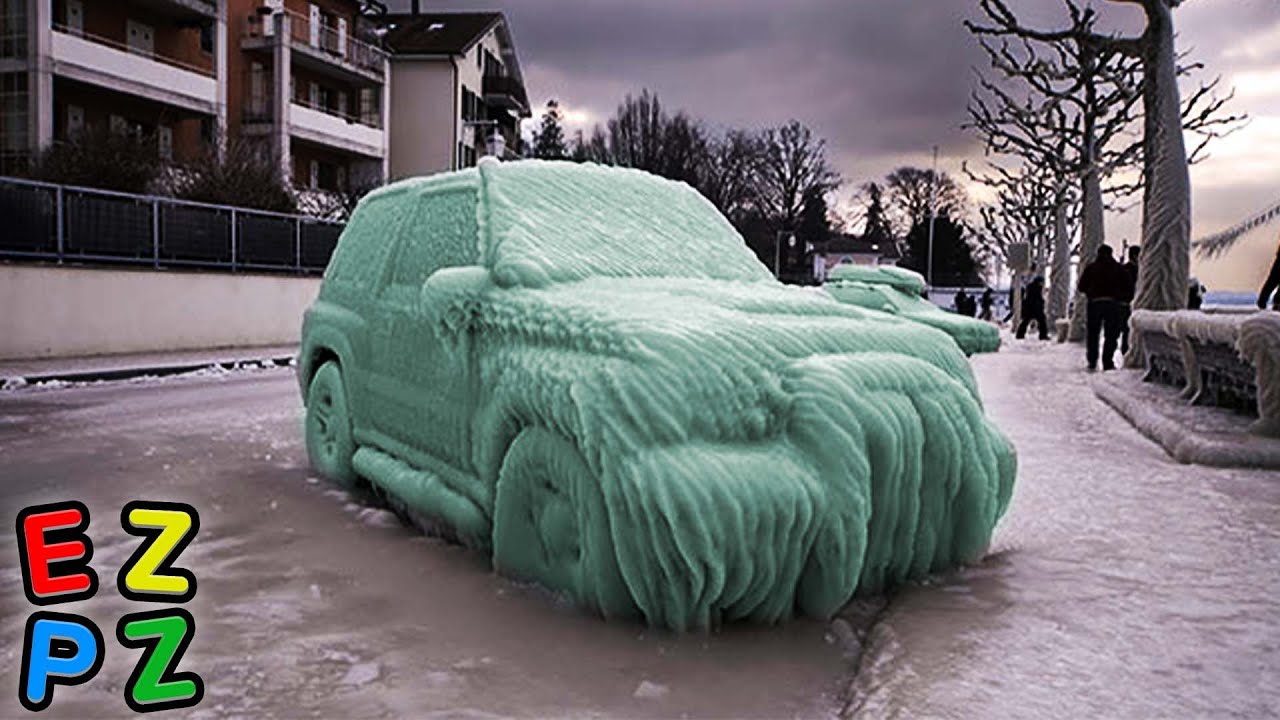 r/Natureisf**kinglit · frozen car
