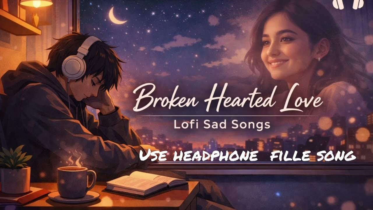 🔥 Broken Hearted Love 😭 | #Lofi_Sad_Song 💔 | Heart Touching Chill Vibes 🎧 | Emotional Lofi Mix #lofi