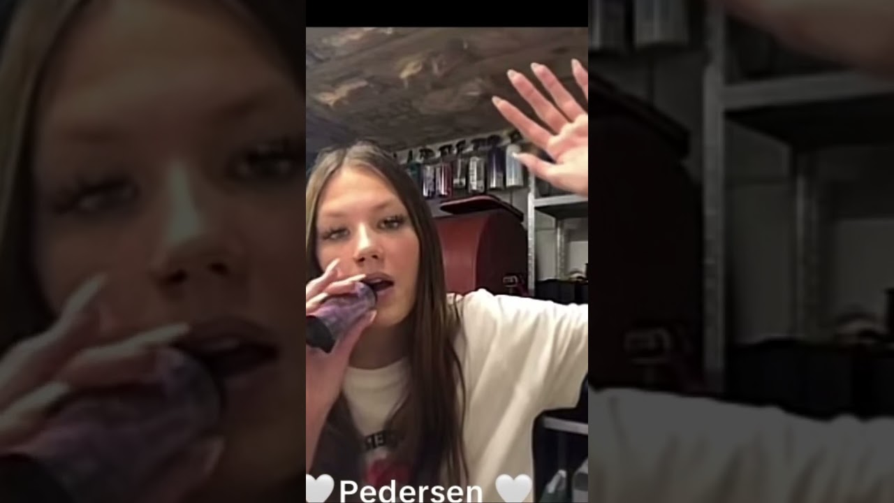 Girl vaping