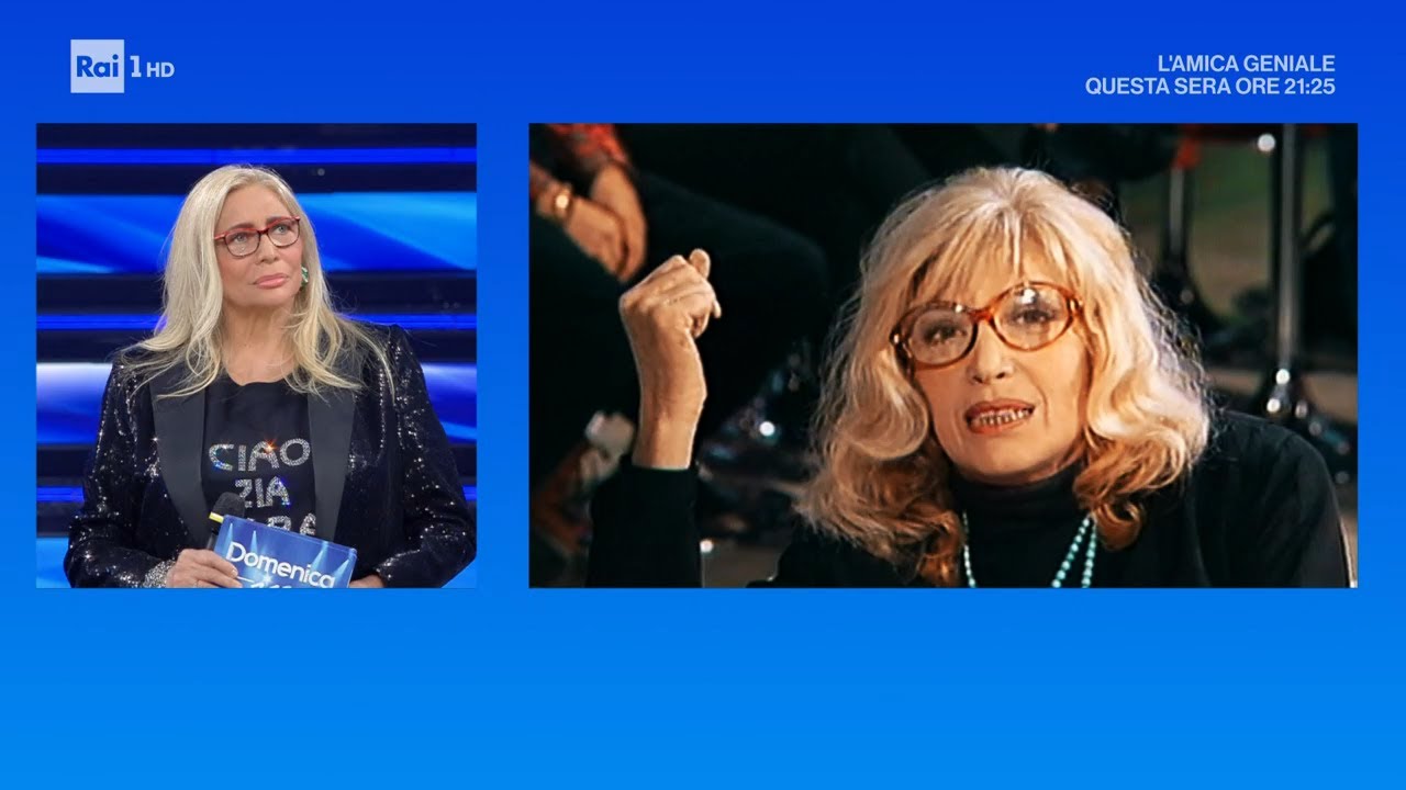 L'omaggio di Domenica In Speciale Sanremo a Monica Vitti - Domenica In 06/02/2022