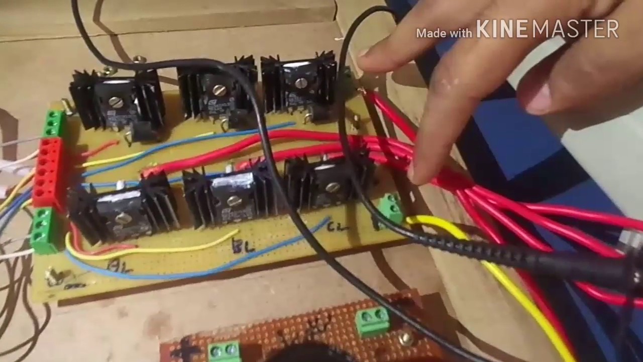Development of Inverter for Speed Control of 3 Phase Induction Motor