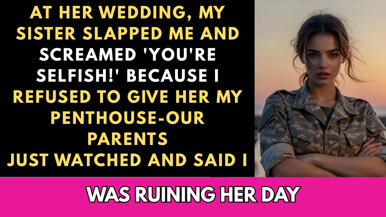 At Her Wedding, My Sister Slapped Me in Front of 200 Guests—Because I Refused to Give Her My Home