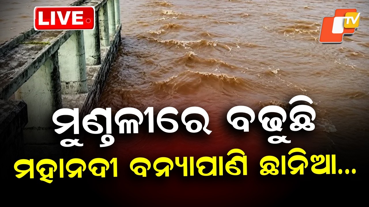 🔴Live | ମୁଣ୍ତଳୀରେ ବଢୁଛି ମହାନଦୀ ବନ୍ୟାପାଣି | Mahanadi Water Level Rises at Mundali as Floodwater | OTV